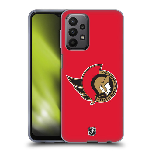 NHL Ottawa Senators Plain Soft Gel Case for Samsung Galaxy A23 / 5G (2022)