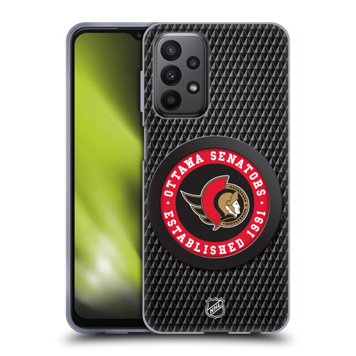 NHL Ottawa Senators Puck Texture Soft Gel Case for Samsung Galaxy A23 / 5G (2022)