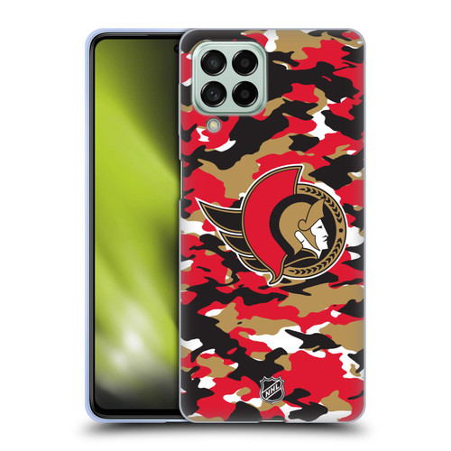 NHL Ottawa Senators Camouflage Soft Gel Case for Samsung Galaxy M53 (2022)