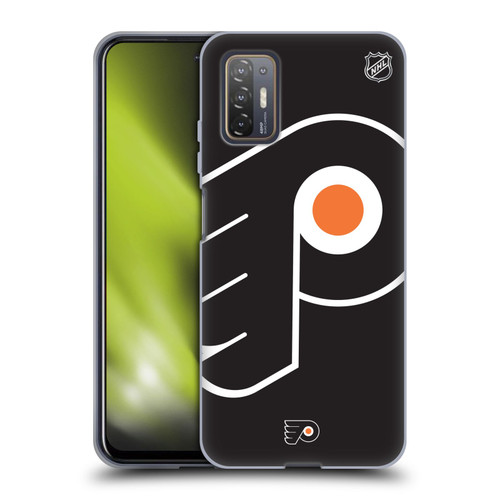 NHL Philadelphia Flyers Oversized Soft Gel Case for HTC Desire 21 Pro 5G