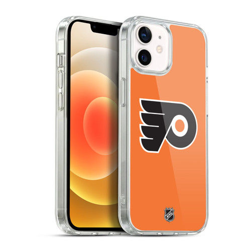 NHL Philadelphia Flyers Plain Soft Gel Case for Apple iPhone 12 / iPhone 12 Pro & MagSafe