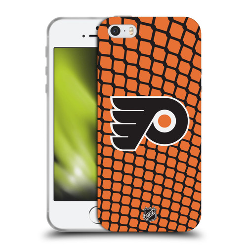 NHL Philadelphia Flyers Net Pattern Soft Gel Case for Apple iPhone 5 / 5s / iPhone SE 2016