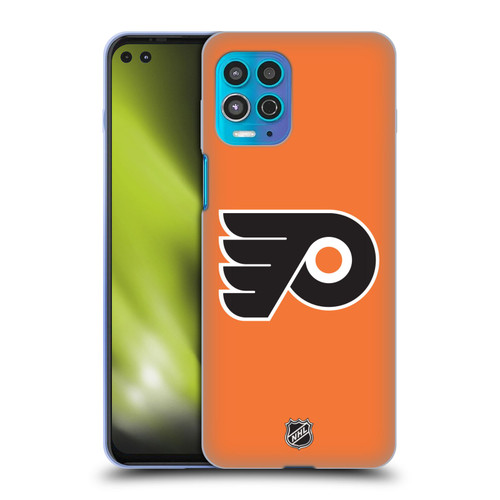 NHL Philadelphia Flyers Plain Soft Gel Case for Motorola Moto G100