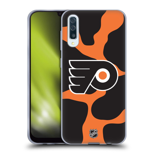 NHL Philadelphia Flyers Cow Pattern Soft Gel Case for Samsung Galaxy A50/A30s (2019)