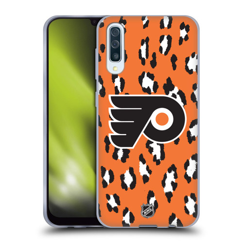 NHL Philadelphia Flyers Leopard Patten Soft Gel Case for Samsung Galaxy A50/A30s (2019)