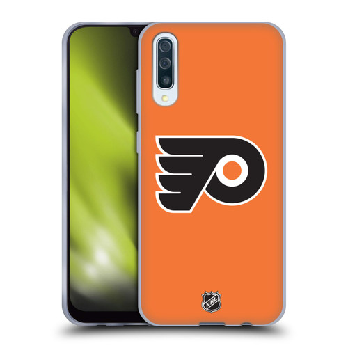 NHL Philadelphia Flyers Plain Soft Gel Case for Samsung Galaxy A50/A30s (2019)