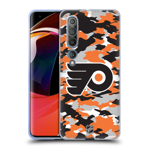 NHL Philadelphia Flyers Camouflage Soft Gel Case for Xiaomi Mi 10 5G / Mi 10 Pro 5G