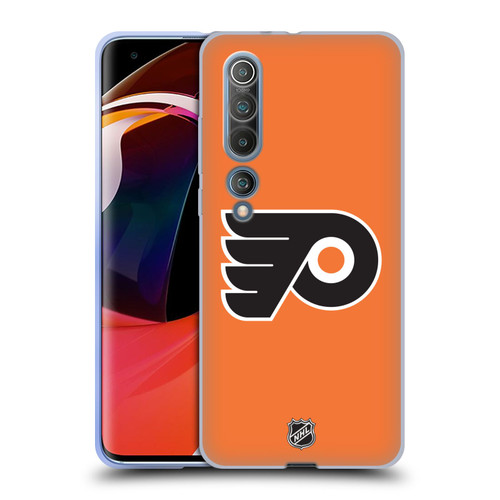NHL Philadelphia Flyers Plain Soft Gel Case for Xiaomi Mi 10 5G / Mi 10 Pro 5G