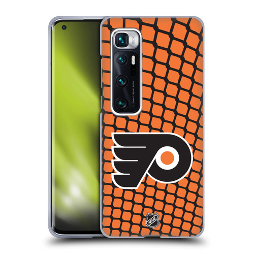 NHL Philadelphia Flyers Net Pattern Soft Gel Case for Xiaomi Mi 10 Ultra 5G