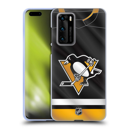 NHL Pittsburgh Penguins Jersey Soft Gel Case for Huawei P40 5G
