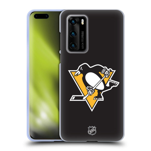 NHL Pittsburgh Penguins Plain Soft Gel Case for Huawei P40 5G
