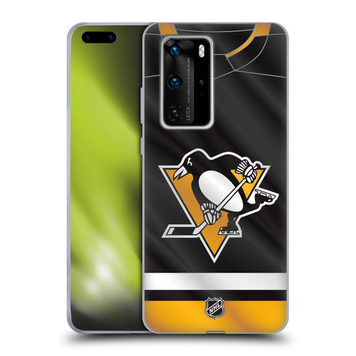 NHL Pittsburgh Penguins Jersey Soft Gel Case for Huawei P40 Pro / P40 Pro Plus 5G