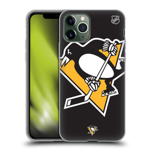 NHL Pittsburgh Penguins Oversized Soft Gel Case for Apple iPhone 11 Pro