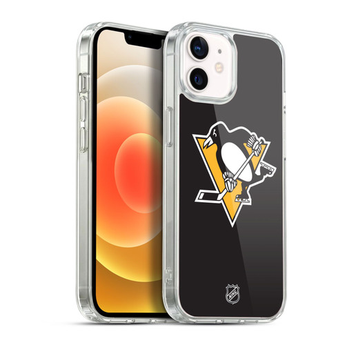 NHL Pittsburgh Penguins Plain Soft Gel Case for Apple iPhone 12 / iPhone 12 Pro & MagSafe