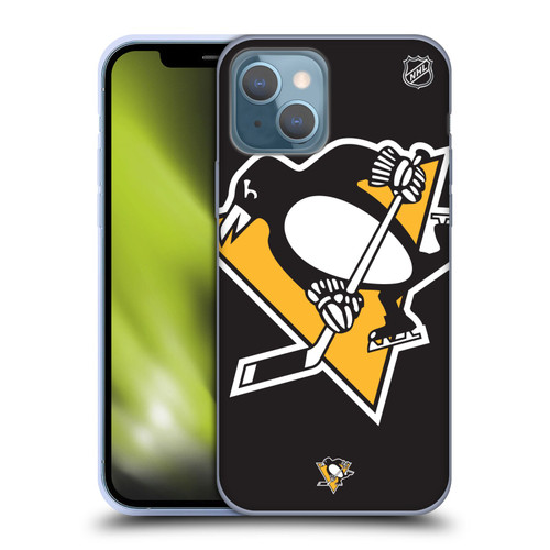 NHL Pittsburgh Penguins Oversized Soft Gel Case for Apple iPhone 13