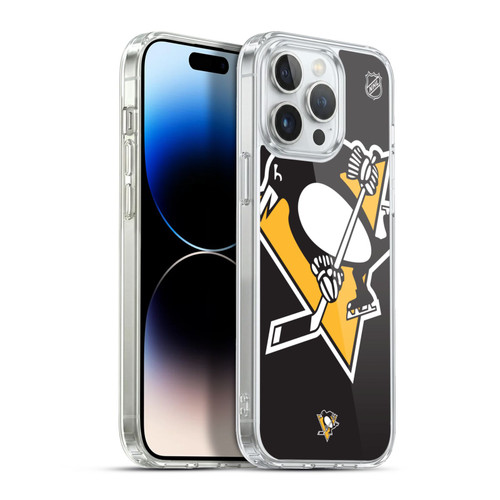 NHL Pittsburgh Penguins Oversized Soft Gel Case for Apple iPhone 13 Pro Max & MagSafe