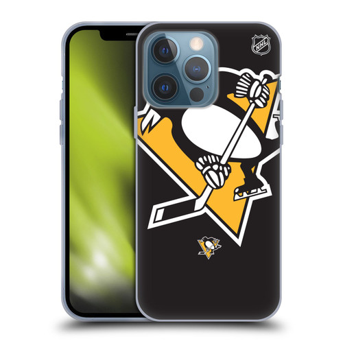 NHL Pittsburgh Penguins Oversized Soft Gel Case for Apple iPhone 13 Pro