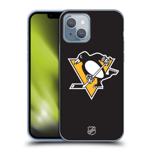 NHL Pittsburgh Penguins Plain Soft Gel Case for Apple iPhone 14