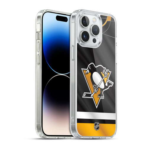 NHL Pittsburgh Penguins Jersey Soft Gel Case for Apple iPhone 14 Pro Max & MagSafe