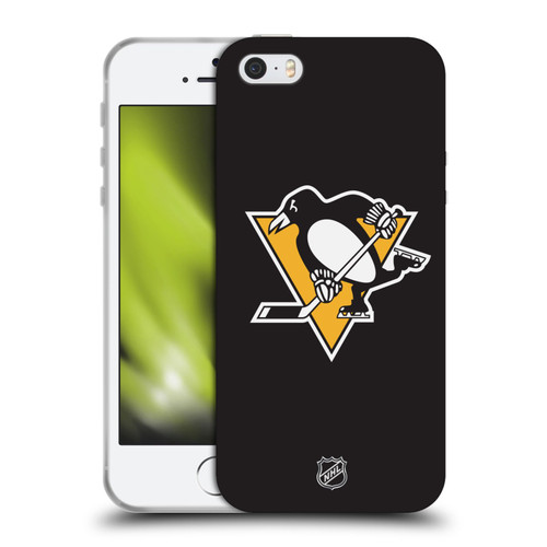 NHL Pittsburgh Penguins Plain Soft Gel Case for Apple iPhone 5 / 5s / iPhone SE 2016