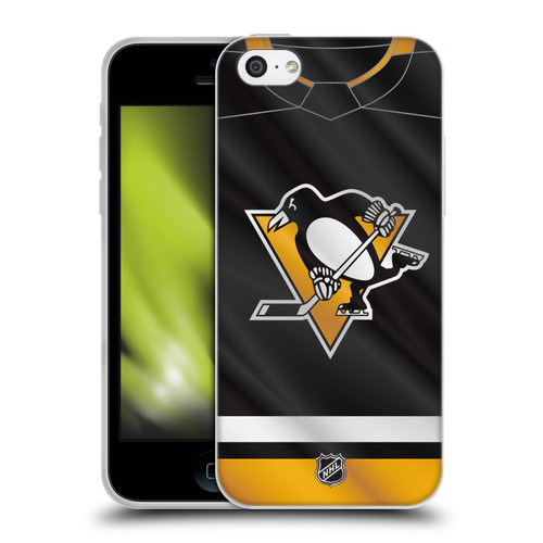 NHL Pittsburgh Penguins Jersey Soft Gel Case for Apple iPhone 5c
