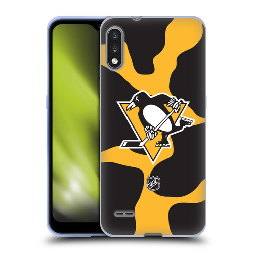 NHL Pittsburgh Penguins Cow Pattern Soft Gel Case for LG K22