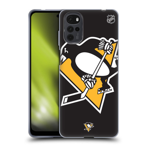 NHL Pittsburgh Penguins Oversized Soft Gel Case for Motorola Moto G22