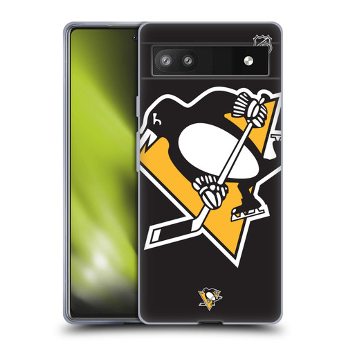 NHL Pittsburgh Penguins Oversized Soft Gel Case for Google Pixel 6a