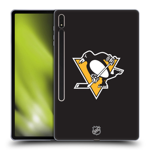 NHL Pittsburgh Penguins Plain Soft Gel Case for Samsung Galaxy Tab S8 Plus