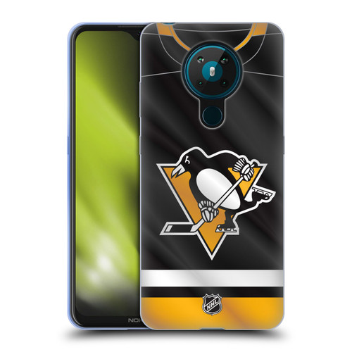 NHL Pittsburgh Penguins Jersey Soft Gel Case for Nokia 5.3