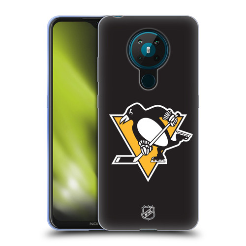 NHL Pittsburgh Penguins Plain Soft Gel Case for Nokia 5.3