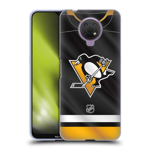 NHL Pittsburgh Penguins Jersey Soft Gel Case for Nokia G10