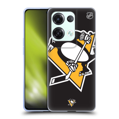 NHL Pittsburgh Penguins Oversized Soft Gel Case for OPPO Reno8 Pro