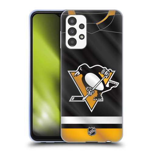 NHL Pittsburgh Penguins Jersey Soft Gel Case for Samsung Galaxy A13 (2022)