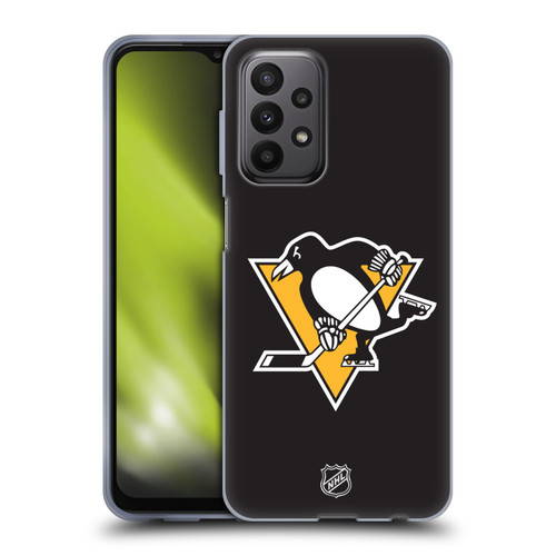 NHL Pittsburgh Penguins Plain Soft Gel Case for Samsung Galaxy A23 / 5G (2022)