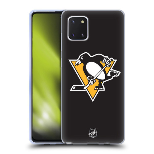 NHL Pittsburgh Penguins Plain Soft Gel Case for Samsung Galaxy Note10 Lite