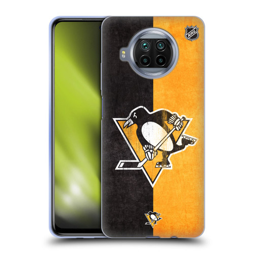 NHL Pittsburgh Penguins Half Distressed Soft Gel Case for Xiaomi Mi 10T Lite 5G