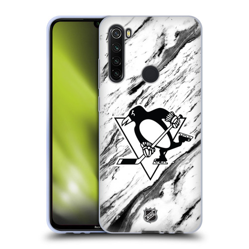 NHL Pittsburgh Penguins Marble Soft Gel Case for Xiaomi Redmi Note 8T