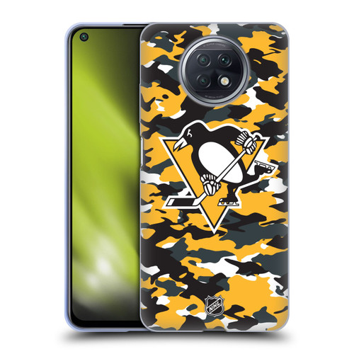 NHL Pittsburgh Penguins Camouflage Soft Gel Case for Xiaomi Redmi Note 9T 5G