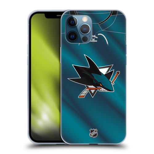 NHL San Jose Sharks Jersey Soft Gel Case for Apple iPhone 12 Pro Max