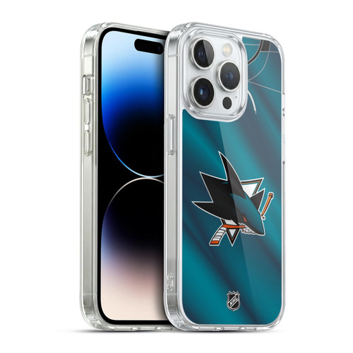 NHL San Jose Sharks Jersey Soft Gel Case for Apple iPhone 13 Pro