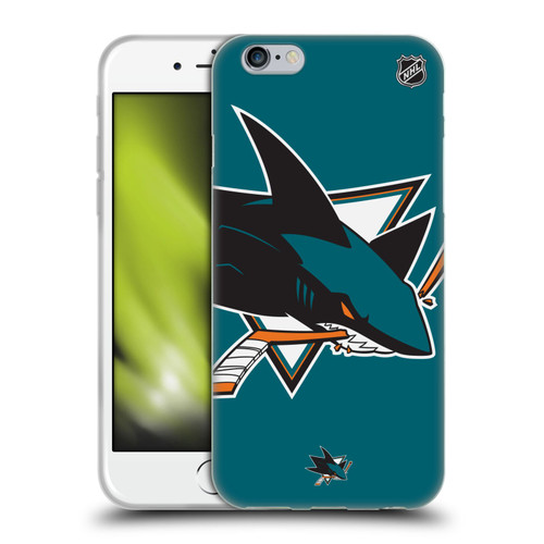 NHL San Jose Sharks Oversized Soft Gel Case for Apple iPhone 6 / iPhone 6s
