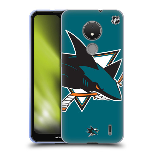 NHL San Jose Sharks Oversized Soft Gel Case for Nokia C21