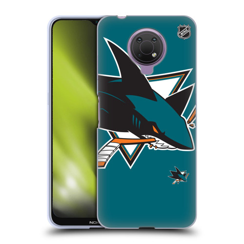 NHL San Jose Sharks Oversized Soft Gel Case for Nokia G10