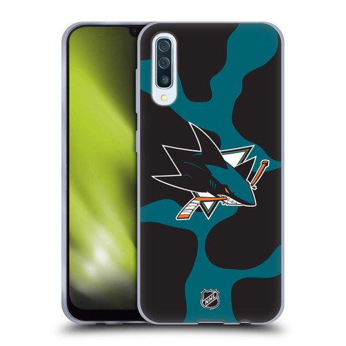 NHL San Jose Sharks Cow Pattern Soft Gel Case for Samsung Galaxy A50/A30s (2019)
