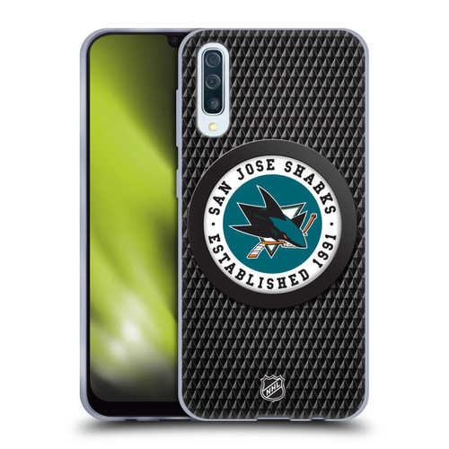 NHL San Jose Sharks Puck Texture Soft Gel Case for Samsung Galaxy A50/A30s (2019)