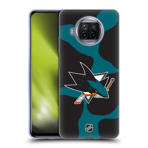 NHL San Jose Sharks Cow Pattern Soft Gel Case for Xiaomi Mi 10T Lite 5G