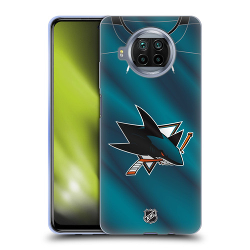 NHL San Jose Sharks Jersey Soft Gel Case for Xiaomi Mi 10T Lite 5G