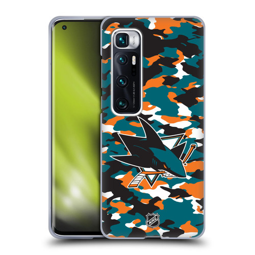 NHL San Jose Sharks Camouflage Soft Gel Case for Xiaomi Mi 10 Ultra 5G