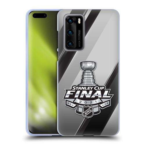 NHL 2021 Stanley Cup Final Stripes 2 Soft Gel Case for Huawei P40 5G